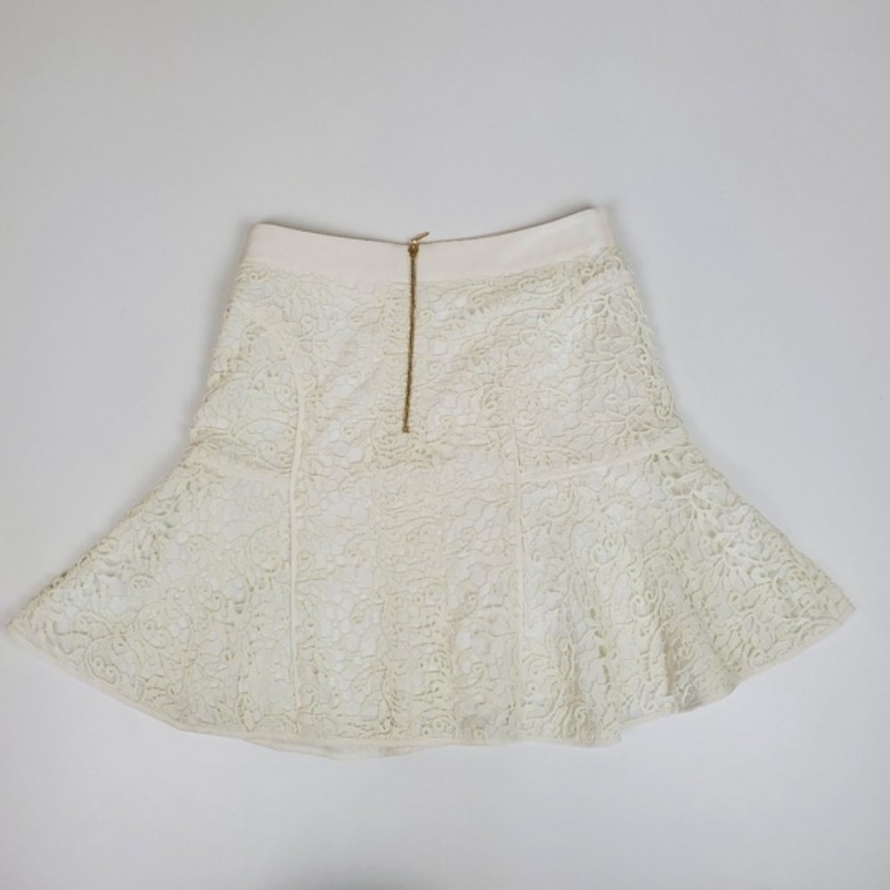Rebecca Taylor white crochet mini skirt - Picture 4 of 10